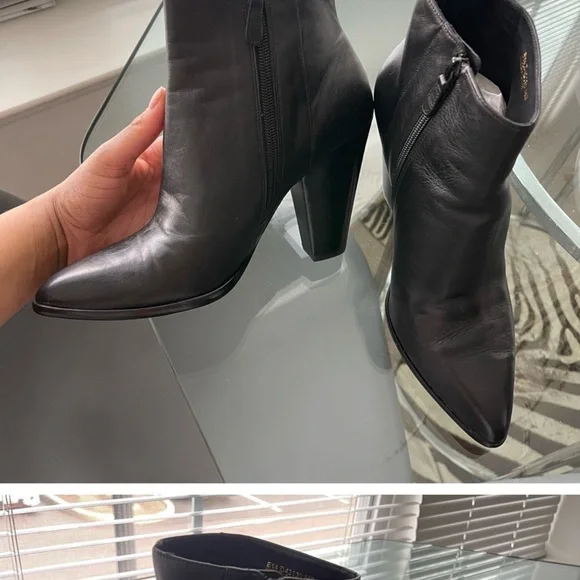 Cole Haan Elegant Black Ankle Boots - Picture 6 of 6